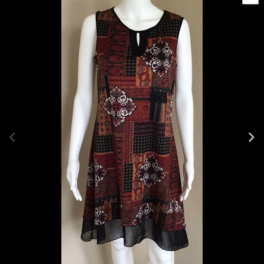 Perseption Petite Dress Size PM Flare Keyhole